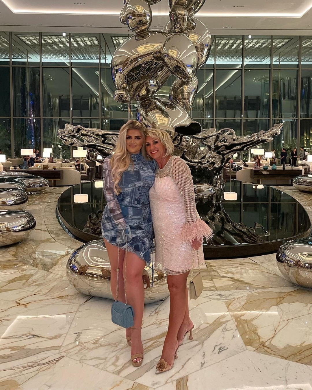 ‼️ 1 left ‼️ Size 10 - Carla Ruiz - 50099 - DRESS BLING/FEATHERS