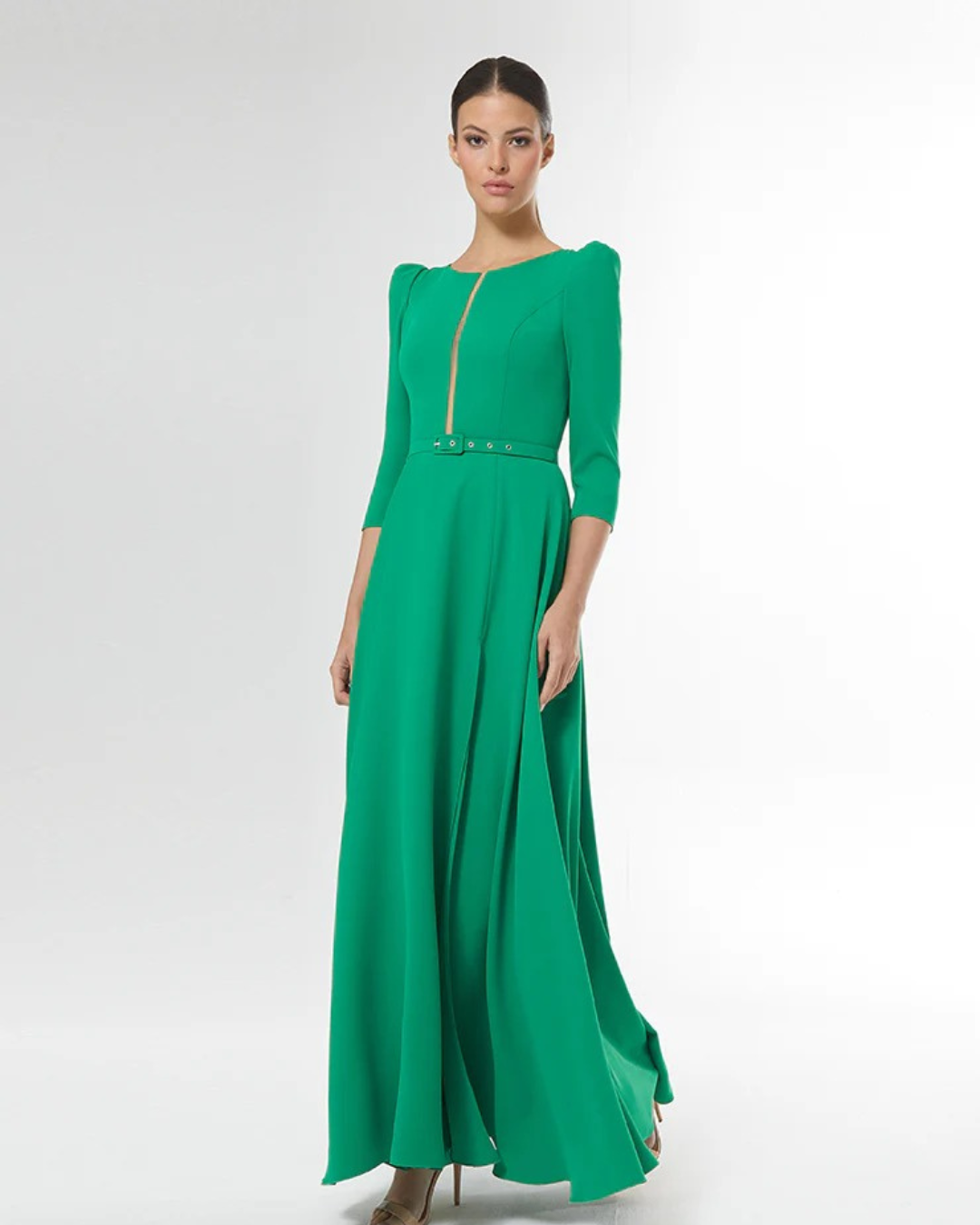 Carla Ruiz - 51014 - LONG BELT DRESS