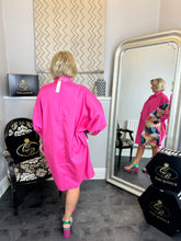 Load image into Gallery viewer, Malissa J - WF2157 - CONTRAST SHIRT DRESS
