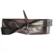 Load image into Gallery viewer, LEATHER BELT OBI