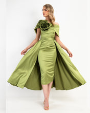Load image into Gallery viewer, Kevan Jon - Kris Bardot & Overskirt - Olive