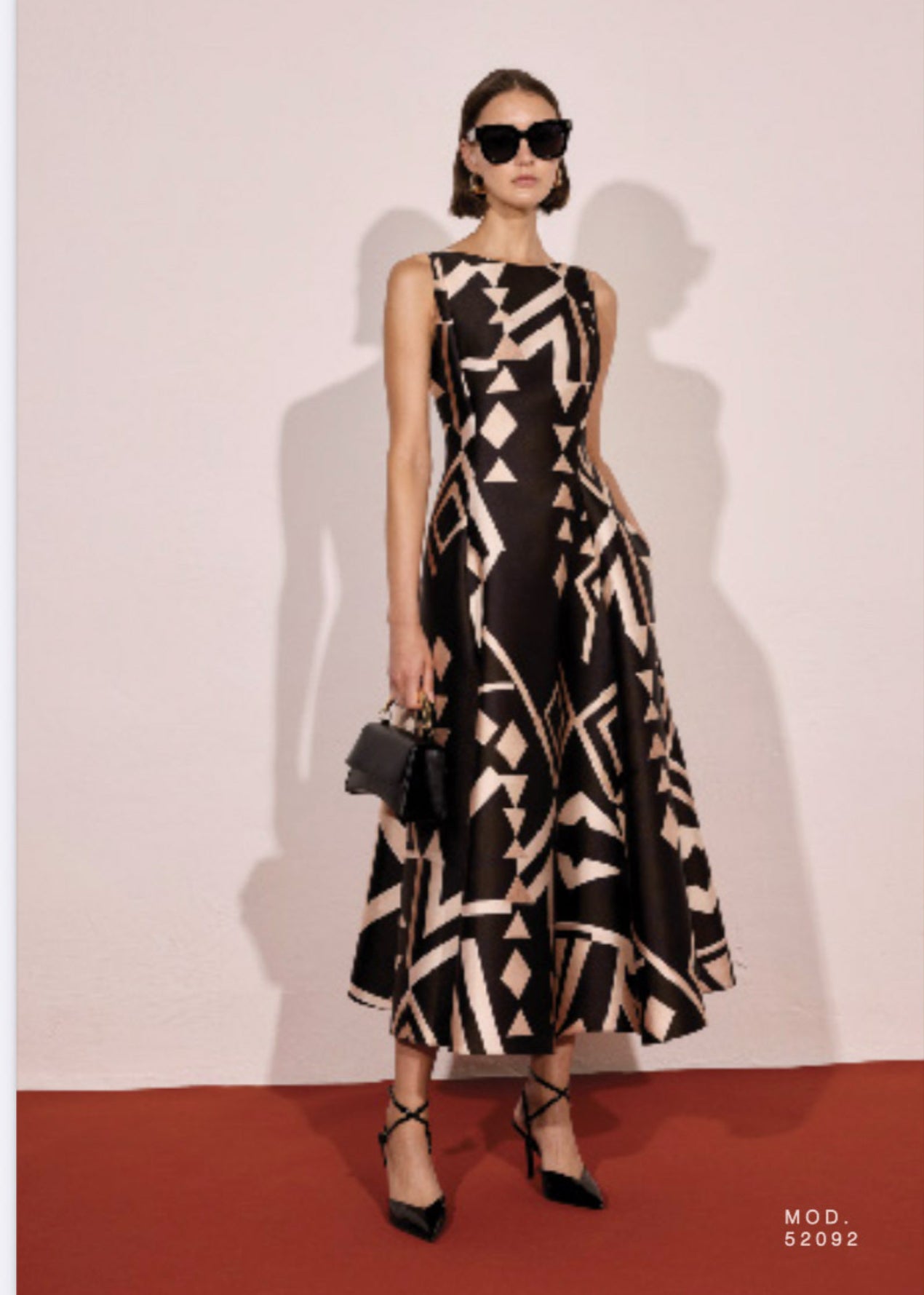 Carla Ruiz - 52092 - Mikado Flounce Dress