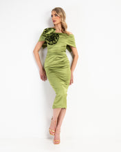 Load image into Gallery viewer, Kevan Jon - Kris Bardot & Overskirt - Olive
