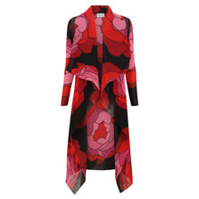 Load image into Gallery viewer, ALQUEMA - Dress / Coat - Pink Roses / Black dress