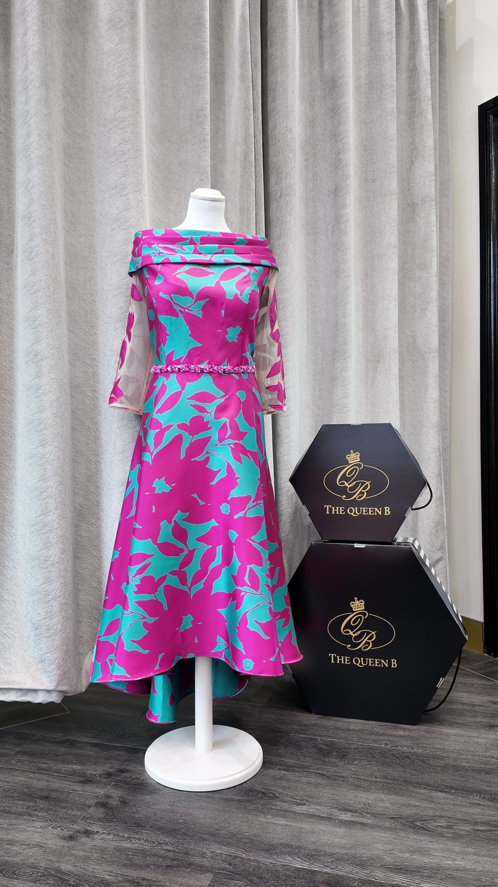 ‼️ 1 left ‼️ Size 20 - Irresistible - IR4053SS24 - Aqua / Fuchsia