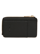 Load image into Gallery viewer, Alice Wheeler AW6214 Zebra Coin/Card Purse – compact leopard print purse with zip closure, card slots and coin compartment, stylish women’s accessory.