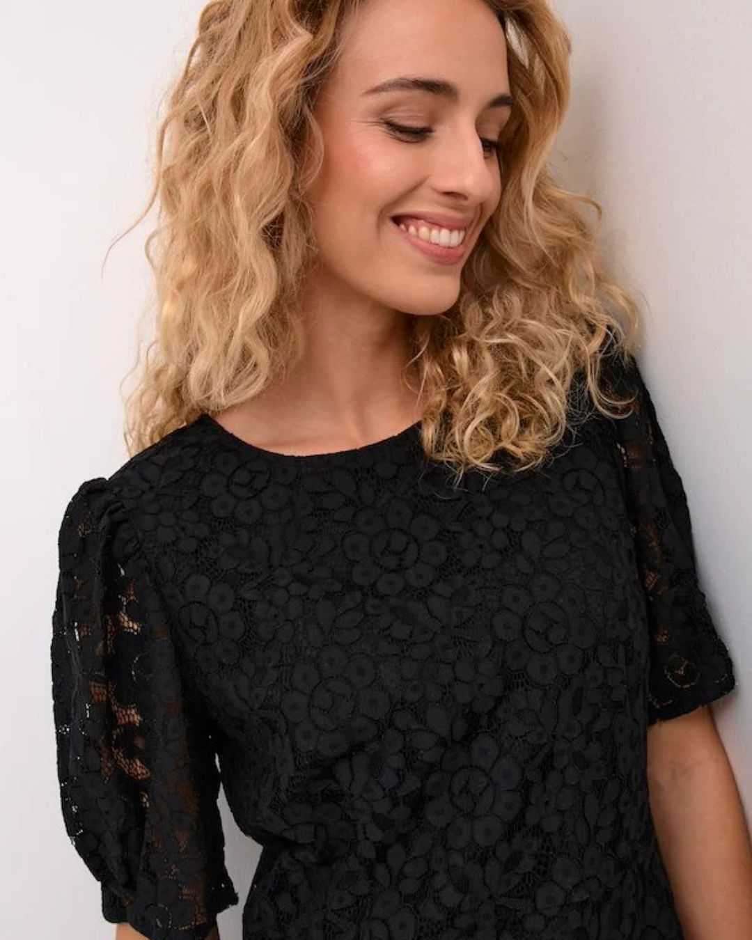 CREAM - EBANA DRESS - BLACK