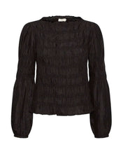 Load image into Gallery viewer, CREAM - HENVA BLOUSE - BLACK