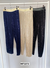 Load image into Gallery viewer, Malissa J - WF2272 SEQUIN CIGARETTE PANT