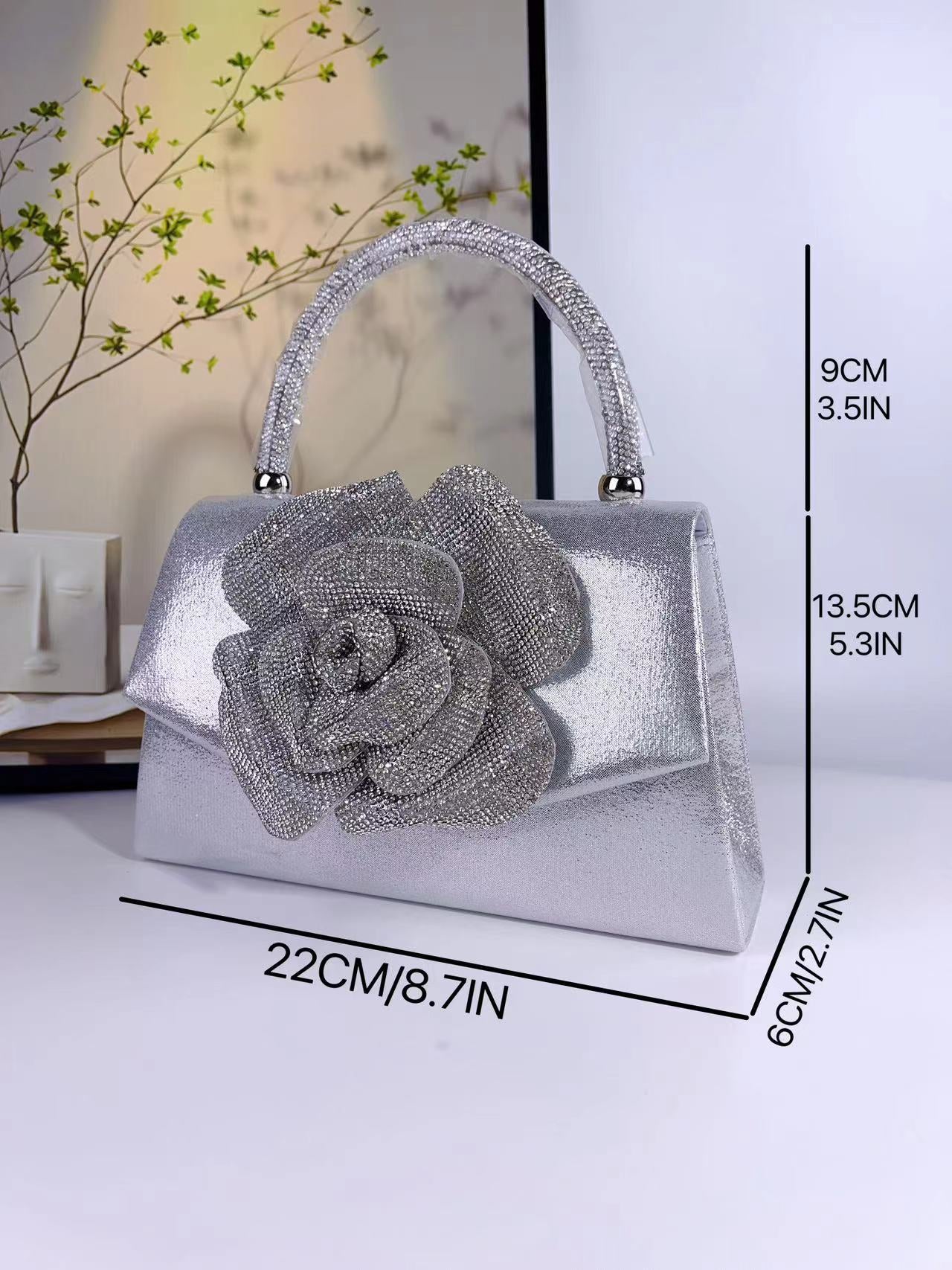 PCHA S0020 - Rose Flower Bag - Gold