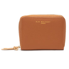 Load image into Gallery viewer, ebw3503 zipper purse tan / coffee