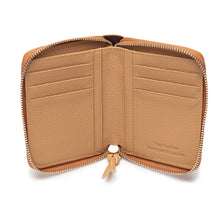 Load image into Gallery viewer, ebw3503 zipper purse tan / coffee