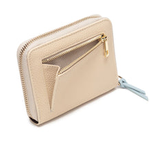 Load image into Gallery viewer, ebw3501 zipper purse stone / lt blue