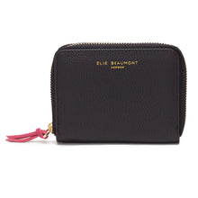 Load image into Gallery viewer, ebw3502 zipper purse black / berry