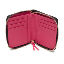 Load image into Gallery viewer, ebw3502 zipper purse black / berry