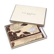 Load image into Gallery viewer, EBSC6002 - Scarf Black/Ivory Peonies