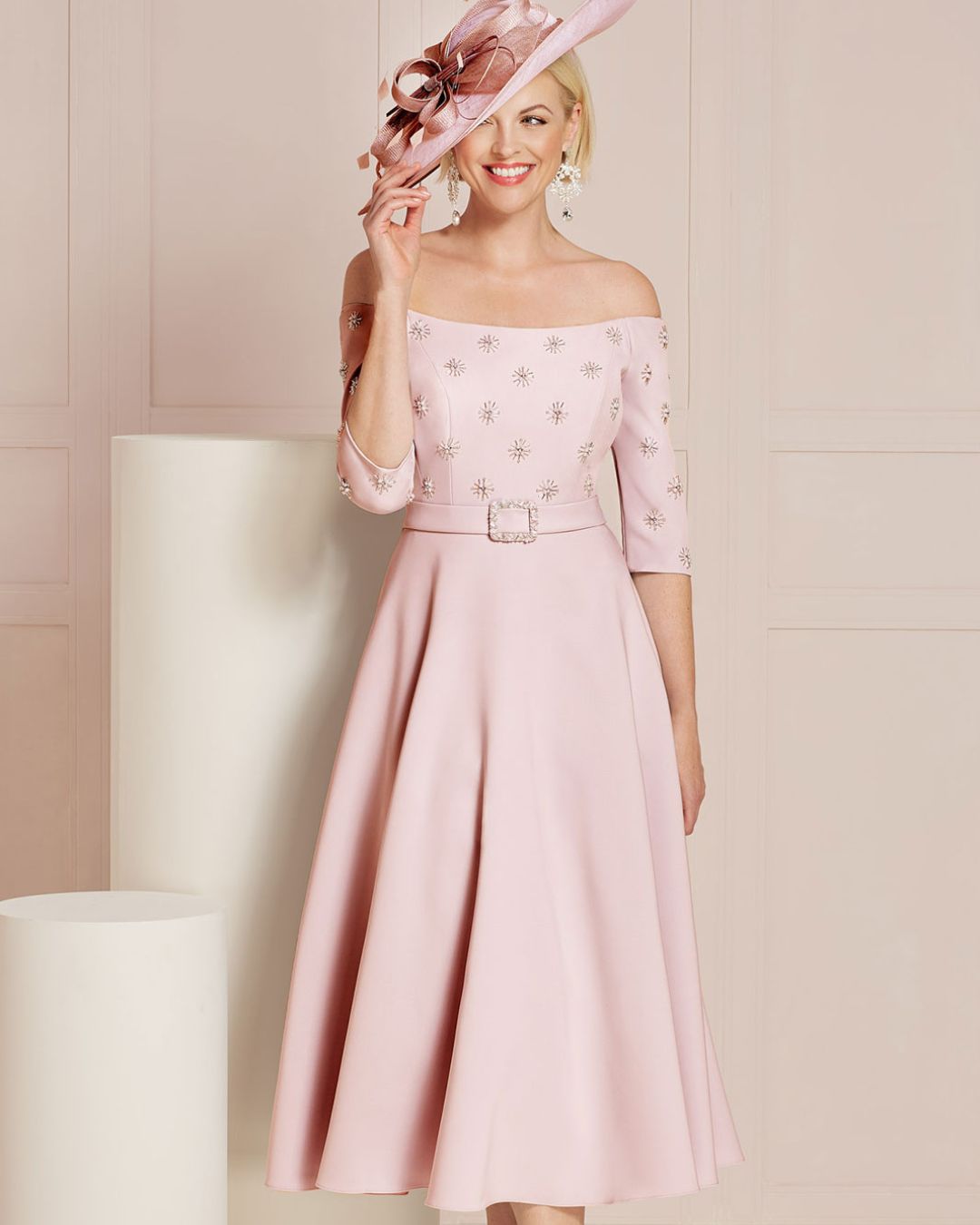 ‼️ 1 left ‼️ Size 10 John Charles 29149 - Dress A-Line Skirt