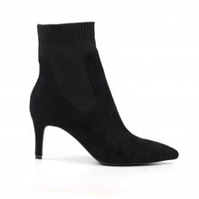 Load image into Gallery viewer, Lunar GLE101 Limbo black ankle boot with pointed toe and stiletto heel – The Queen B Boutique