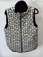 Load image into Gallery viewer, Malissa J GC20701 Mono Reversible Printed Gilet