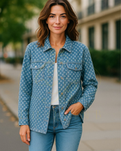 Load image into Gallery viewer, Malissa J - WF2454 - Distressed Denim JKT