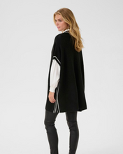 Load image into Gallery viewer, CREAM - RAMS KNIT PONCHO