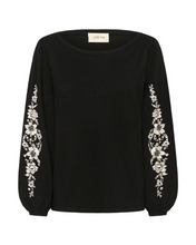 Load image into Gallery viewer, CREAM - VILLEA BOATNECK PULLOVER