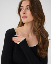 Load image into Gallery viewer, CREAM - RIBBA EMBRD L/S T SHIRT