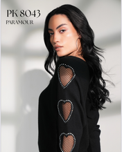 Load image into Gallery viewer, PARAMOUR - HEART SLVE JUMPER 8043