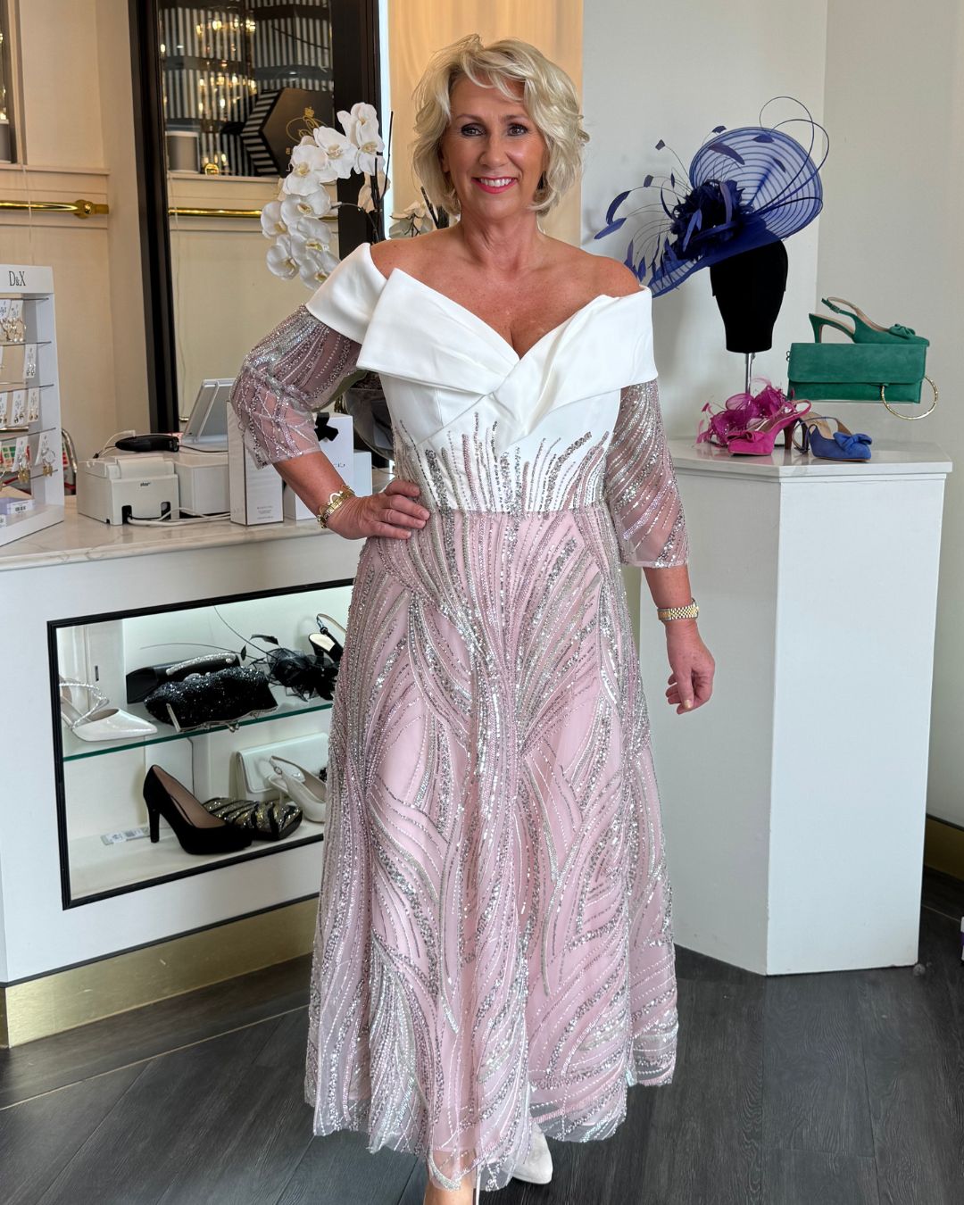 Veni Infantino 992544C Ivory/Pink