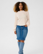 Load image into Gallery viewer, CREAM - HENVA BLOUSE - ANCIENT SCROLL