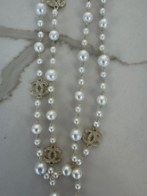 Load image into Gallery viewer, Nouvelle CC Long Gold Necklace