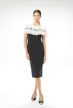 Load image into Gallery viewer, Carla Ruiz - 50014 - dress with ruffle neck
