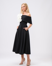 Load image into Gallery viewer, Kevan Jon - Kyoto Flare - Black/Ivory