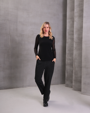 Load image into Gallery viewer, INCO - 4329 Mesh Sleeve Top