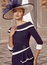 Load image into Gallery viewer, ‼️ 1 left ‼️ Size 18 - Veni Infantino - 992001A - Navy / Ivory