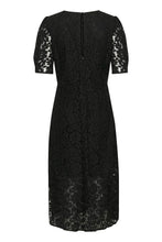 Load image into Gallery viewer, CREAM - EBANA DRESS - BLACK
