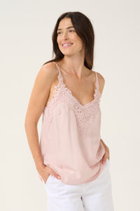 CREAM - ANNA TOP - SEPIA ROSE