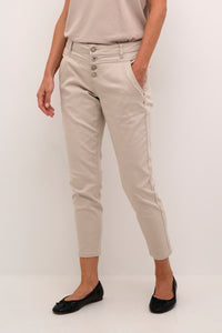 CREAM - PAULA 7/8 TWILL Baily Fit