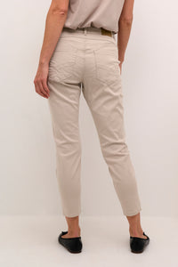 CREAM - PAULA 7/8 TWILL Baily Fit