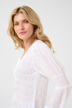 Load image into Gallery viewer, CREAM - HENVA BLOUSE - WHITE
