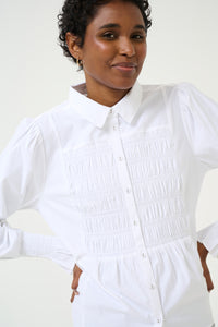 CREAM - ADELINE SHIRT - WHITE