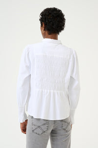 CREAM - ADELINE SHIRT - WHITE