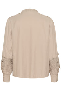 CREAM - LUNA BLOUSE - MINK