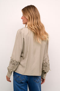 CREAM - LUNA BLOUSE - MINK