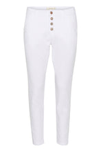 Load image into Gallery viewer, CREAM - Sorya 7/8 Jeans Baily Fit  - WHITE
