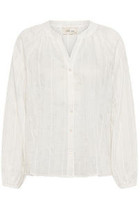 CREAM - BARBARA SHIRT - WHITE