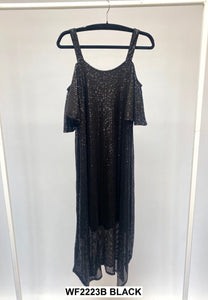 Malissa J WF2223B - SEQUIN DRESS