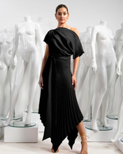 Load image into Gallery viewer, Kevan Jon - Mila Pleat Knee - Black
