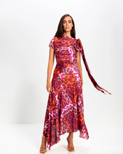 Load image into Gallery viewer, Kevan Jon - Didi Drape Dress - Leo Satin
