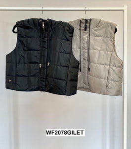 Malissa J - WF2078 CROPPED GILET